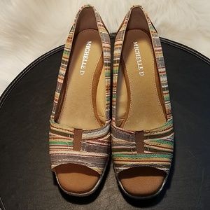 Final Price: Michelle D Peep Toe Espadrilles